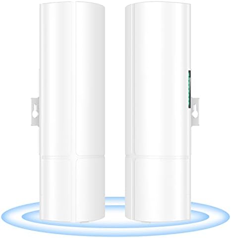 Wireless Bridge, Adalov 5.8g Point a Point Ethernet Bridge Outdoor CPE com antena 14dbi, distância de transmissão de