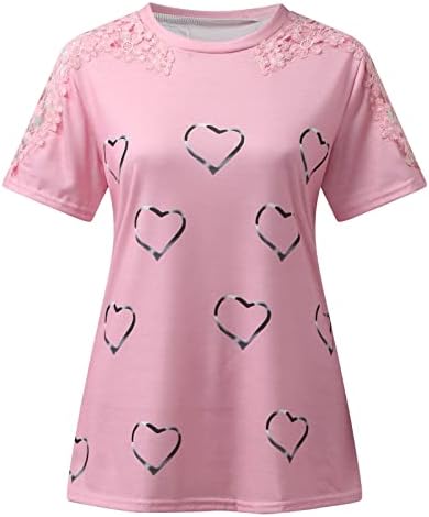 Feminino tshirts gráfico, moderno crochê de crochê curta camisas de manga curta moda roupas casuais blusas de túnica