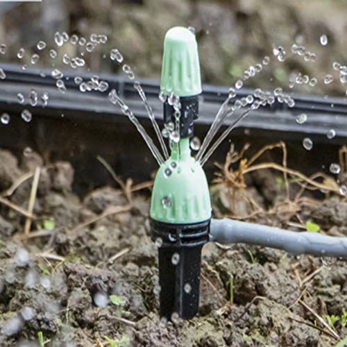 Iluminação LXCOM 25 Irrigação de gotejamento de embalagem Atualizado micro spray de spray ajustável Os gotejadores de irrigação