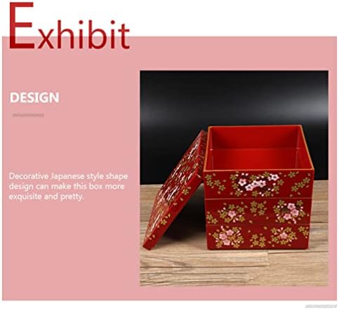 Bandeja de caixa de sushi bento japonês doitool: almoço Bento Box Box Transportador de comida 3 camadas Organização