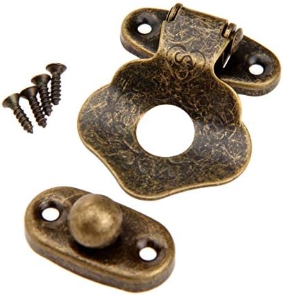 Porta Hasp trava 1pc 42x32mm trava vintage bronze antigo hasp jóias jóias caixa de caixa de caixa fivelas hasp trava de captura com