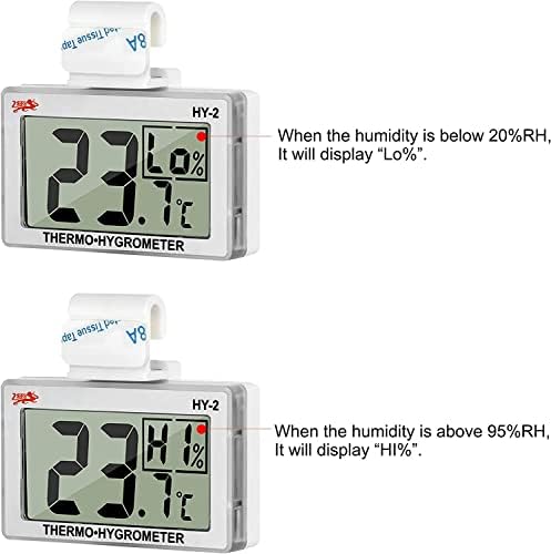 Termômetro de réptil umidade e sensores de temperatura medidores de répteis Termômetro digital Termômetro de réptil