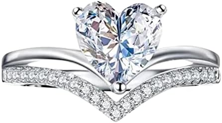 Banda feminina tocar minha linda filha anel de amor em forma de grande strass ringue de diamante anel de amor geometria elegante