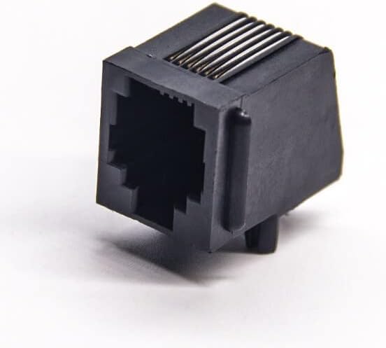 30pcs RJ11 Conector sem campo 6p6c Tipo de concha de plástico do tipo DIP sem LED
