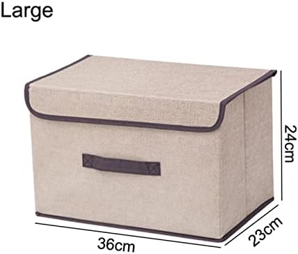 Caixa de armazenamento ZSFBIAO com capa para a plataforma de roupas de guarda