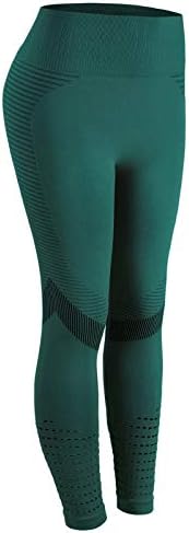 Calça de ioga feminina de rosa costeira 7/8 mulheres de cintura alta push yoga legging calça de calça casual elástico