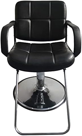 Zlxdp Equipamento de beleza de cabelo barbeiro Cadeira de barbeiro cadeira de barbeiro preto nos armazéns nos EUA em estoque
