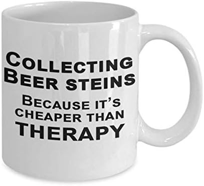Steins de cerveja coletor - A coleta é mais barata que a terapia