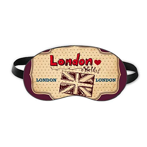 UK London Union Jack Jack Stamp Sleep Eye Shield Soft Night Blindfold Shade Cover