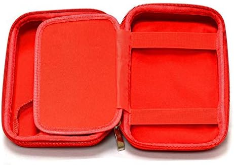 Navitech Red Hard GPS Carry Case Compatível com Garmin Drive 51LMT-S 5 SAT NAV