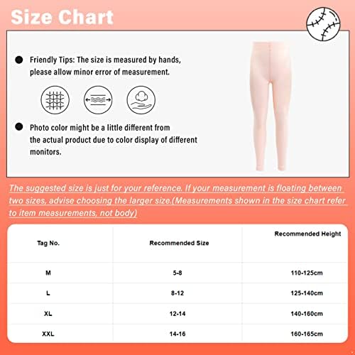 Aiihoo Girls Active Workout Leggings para dança de balé com calças de compressão atlética de alta cintura de cintura alta