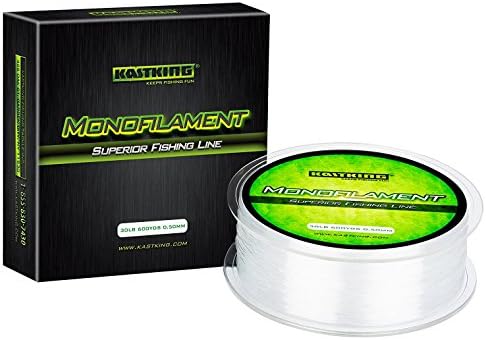 Linha de pesca monofilamentos premium do mundo do mundo - pista de rolo paralelo - linha mono forte e resistente à abrasão - linha