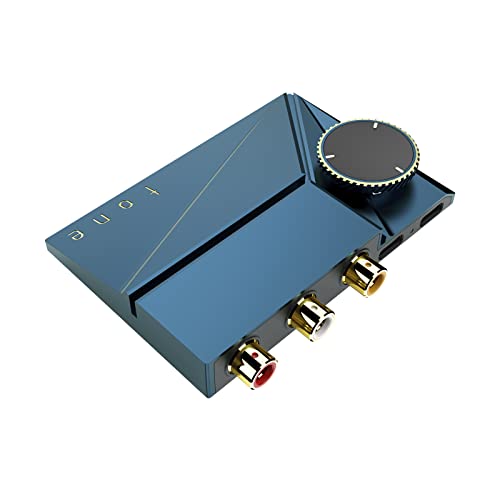 Khadas Digital a Analog Audio Converter Tone2 DAC Hi-Fi Mini Desktop DAC com RCA balanceado, ES9038Q2M, DSD512, PCM768, XMOS