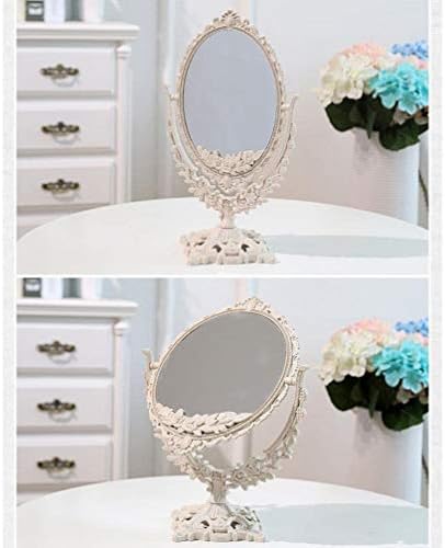 Espelho de maquiagem de desktop de decoração de besportble espelho de estilo europeu de estilo europeu espelho cosmético de