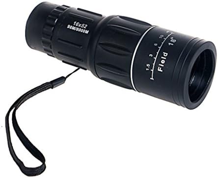 Monocular 16x52 de alta potência de foco duplo telescópio Zoom, DIA e baixa visão noturna para caça, camping, golfe e muito mais.