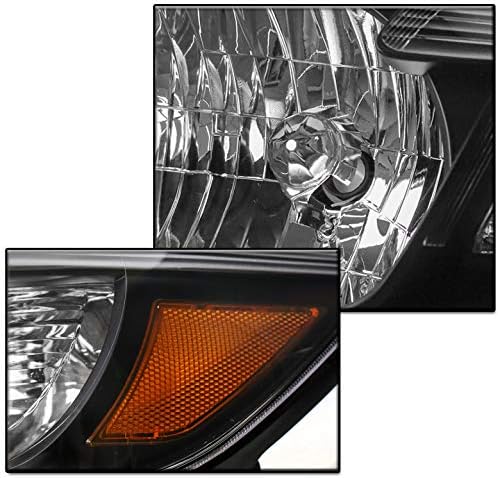 ZMAUTOPARTS SUBSTITUIÇÃO FEXTOS BLACK FACTAMPS COM LUZES DRL LED BUL BULL para 2008-2010 Toyota Highlander