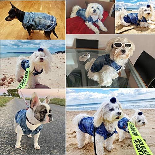 Jaqueta Jeans Strangefly Dog, camiseta azul de cachorrinho, roupas de cachorro laváveis ​​para máquina, conforto e roupas