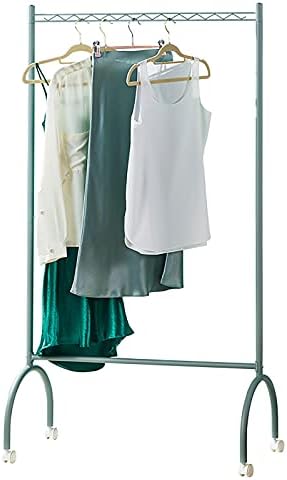 RFF Clothes Airer/Piso interno onda Casa móvel com Pulley Mobile Single Pole Hanger 82cm