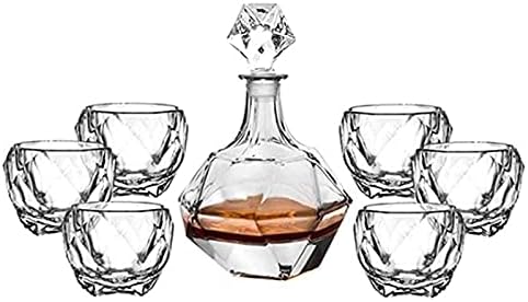 Whisky Decanter Wine Decanter Whisky Decanter Whisky Decanter e copos Definir Whisky de vidro Decanter exclusivo elegante