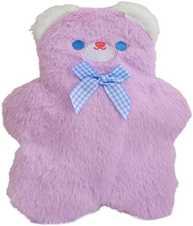 Bolsa de pelúcia de StoBok 4pcs com porta -pincel Pen Girls School Escola Organizador Cute Boys Boys Cosmetic Bears Lápis