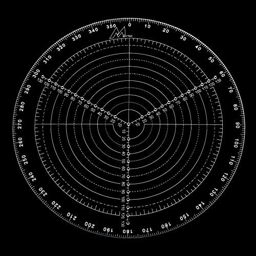 300 mm/ 11,8 polegadas de bússola do centro redondo, ferramentas de centralização de torno de acrílico claro para torneiros