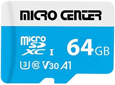 Micro Center Premium Premium 64 GB MicroSDXC, cartão de memória compatível com Nintendo-Switch, UHS-I C10 U3 V30 4K UHD Video A1