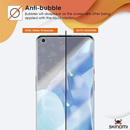 Protetor de tela Skinomi Compatível com OnePlus 9 Pro Clear Techskin TPU Anti-Bubble HD Film