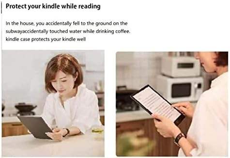 Caso para 6,8 Kindle Paperwhite e Kindle Paperwhite Signature Edition, capa premium com despertar/sono automático para o Kindle