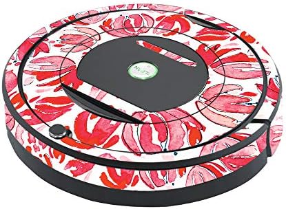 MightySkins Skin Compatível com o vácuo do robô IroBot Roomba 770 - Pétalas vermelhas | Tampa protetora, durável e exclusiva