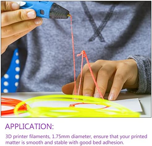 DMIOTECH 40 PACK 10-PL LONG PLA FILRENTS RECILLE, 1,75 mm Filamento Silver, para canetas de impressão 3D