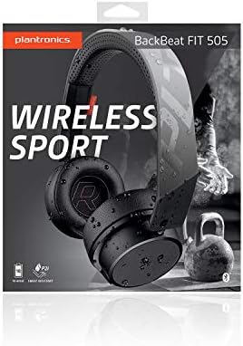 Plantronics Backbeat Fit 505 Wireless Sport Bluetooth Headphones Black