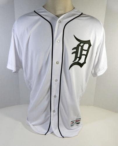 2018 Detroit Tigers Johnny Barbato 51 Jogo emitiu White Jersey Memorial Day 6 - Jogo usada MLB Jerseys