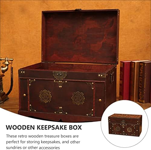 Homeoyo Home Keetake XI RETRO RECIMENTO TRATURA CAÍS VINTAGE Vintage Treasure Jewelry Capacidade para armazenamento de casos