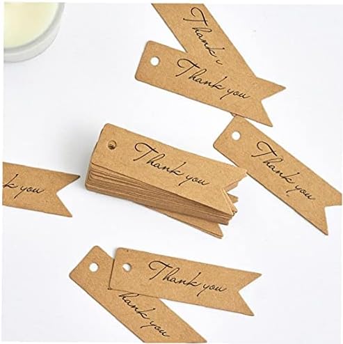 200pcs kraft papel tags de marcação feita à mão Etiquetas de artesanato diy pendurar etiqueta de papel para caixa de presente
