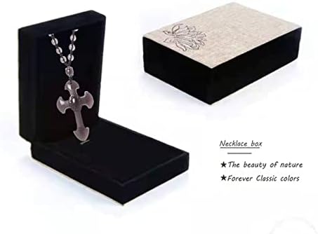 Colar de obsidiana negra, obsidiana natural cura de cura do cristal Energia Proteção de pedra de pedra AMULET CHARM PENENTE