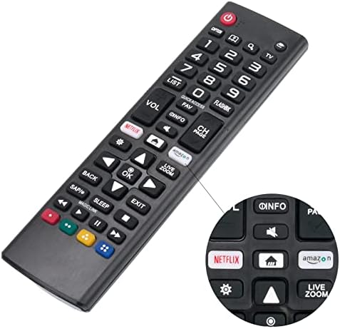 New AKB75095307 Replace Remote fit for LG TV 49UJ6050 49UJ6050-UC 49UJ6300 49UJ6300-UA 49UJ6350 9UJ6500-UB 55UJ6050 55UJ6050-UC