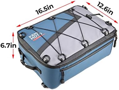 Bolsa de cauda mais refrigeradora de motocicleta Kemimoto, bolsa de bagagem de moto à prova d'água isolada Bolsa de bagagem universal