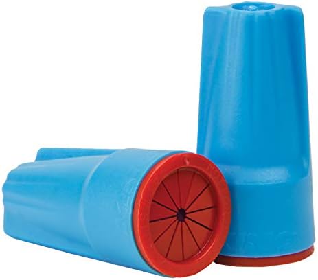 King Innovation 62250 DRYCONN SERIES FIRE CONECTOR, 500 PK, Aqua/Red