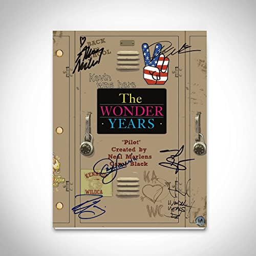 The Wonder Years Script Limited Signature Edition Studio Licenciado Custom Frame
