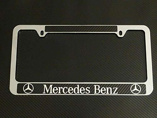 Mercedes-Benz Placa de fibra de fibra de carbono Texto, inclui decalque!