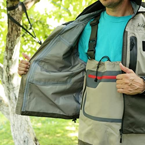 Jaqueta de pesca com mosca Kylebook Atividades ao ar livre As jaquetas impermeáveis ​​para homens e mulheres