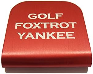 Moral tags tags de golfe foxtrot yankee hat clipe para tampas táticas