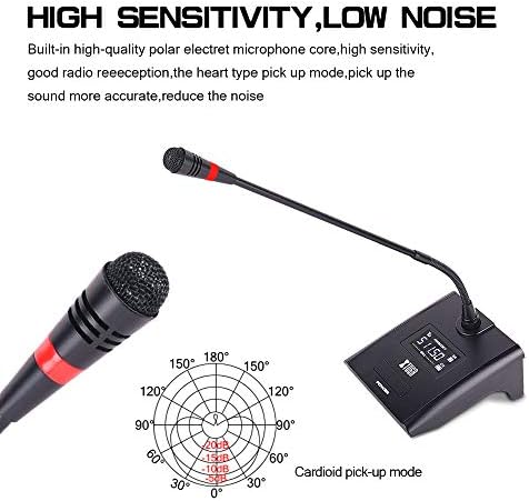 Xtuga CM280 UHF 8 canais profissionais GooseNeck Microfone System Casiceiros de conferência Frequência fixa Super-Low Ruído