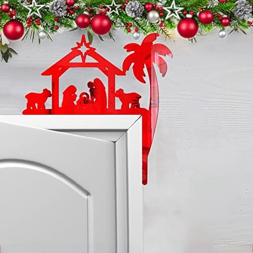 Grandes bolas de ornamento natal 3d elks trenó acrílico espelho adesivo para casa internos domésticos decoração de canto