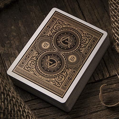 Conjunto de luxo de cartas de jogo artesanal