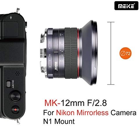 Meike 12mm f/2.8 Ultra-angle fixo lente APS-C com capuz removível para fujifilm x montagem de mirrorless APS-C câmera x-pro2 x-e3