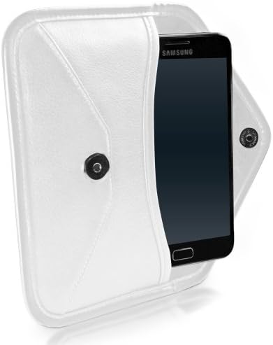 Caixa de ondas de caixa compatível com Samsung Galaxy J7 Prime 2 - Bolsa mensageira de couro de elite, design de envelope