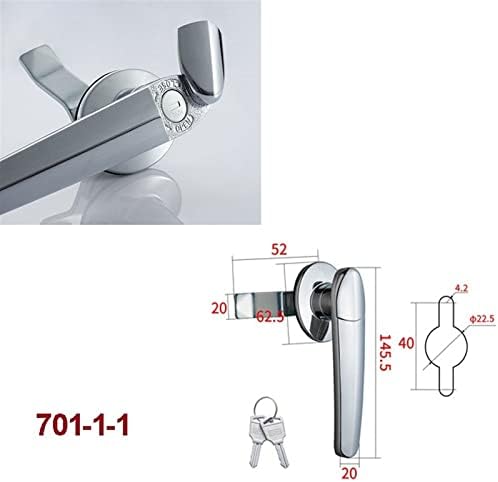 Pikis Handle Lock Lock ou sem chave ou use cadeado para gabinete eletrônico Caixa de ar da fábrica de fábrica Hardware da indústria