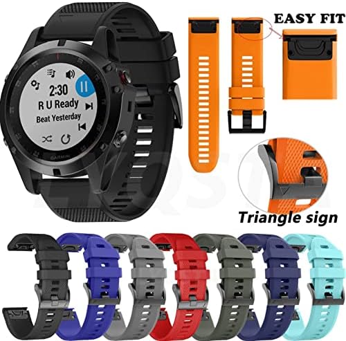 KDEGK Nova cinta de substituição de silicone inteligente para Garmin Fenix ​​6 6s 6x Pro 5 5x mais 3 3 HR 935 Mk Remada rápida pulseira