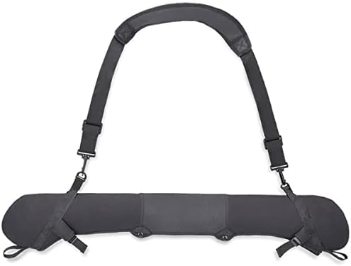 Fling de arco composto de neoprene GPP, caça silenciosa ou movimento rápido removível e ajustável, preto